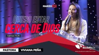 Embedded thumbnail for Quiero estar cerca de Dios - Viviana Peña